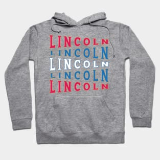 TEXT ART USA LINCOLN Hoodie